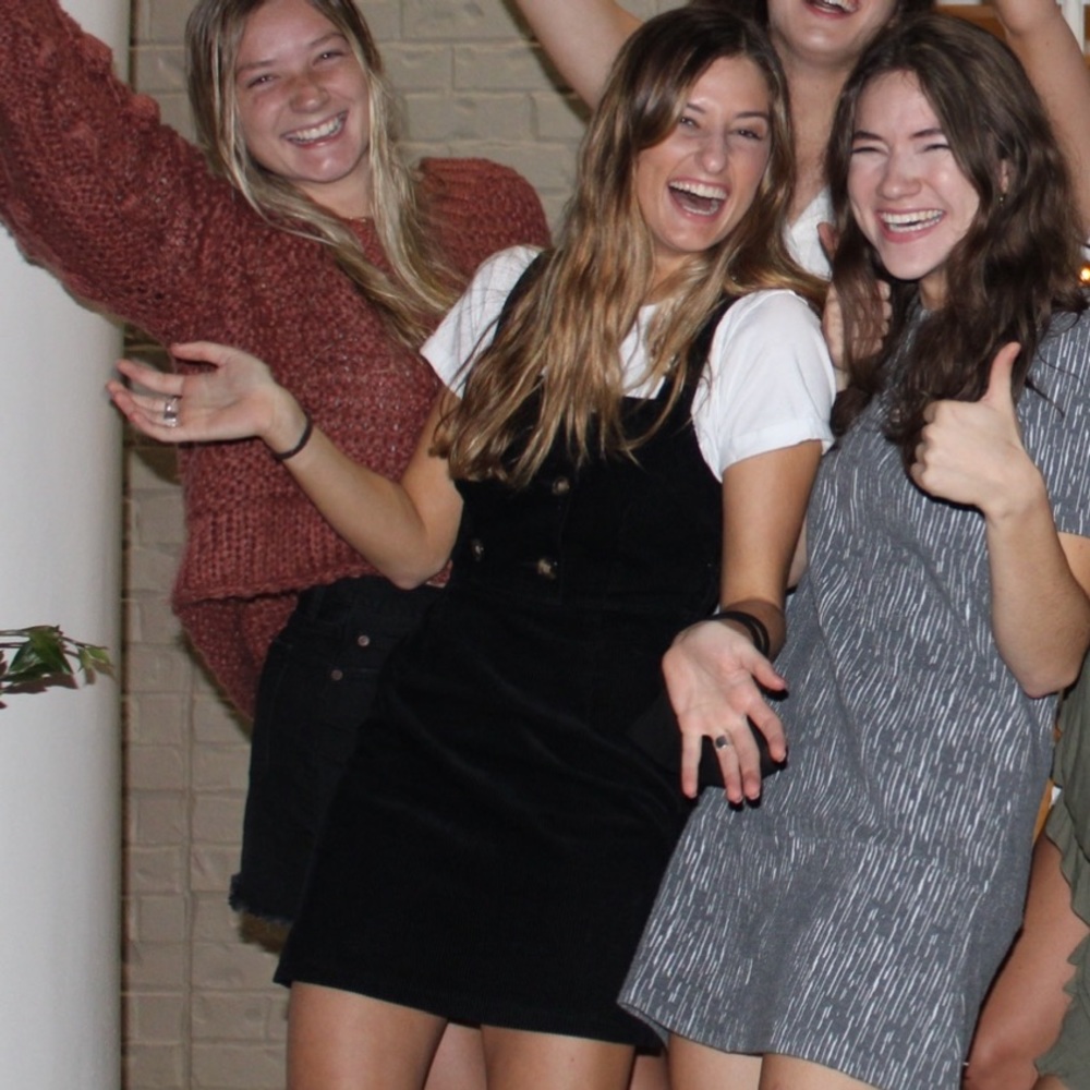 Black Overall Dress